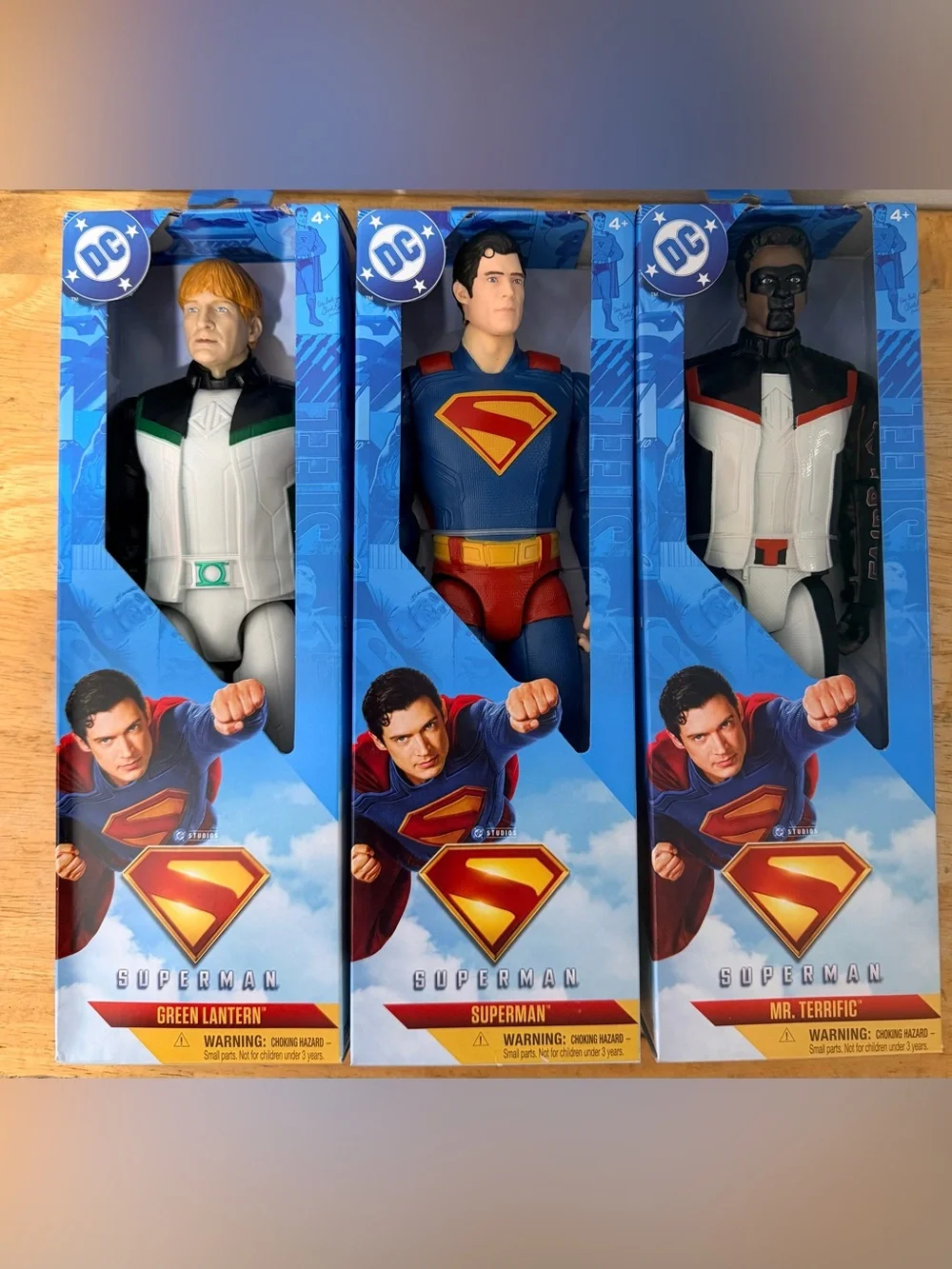 Bundle of 3 - 12” Superman Action Figures
